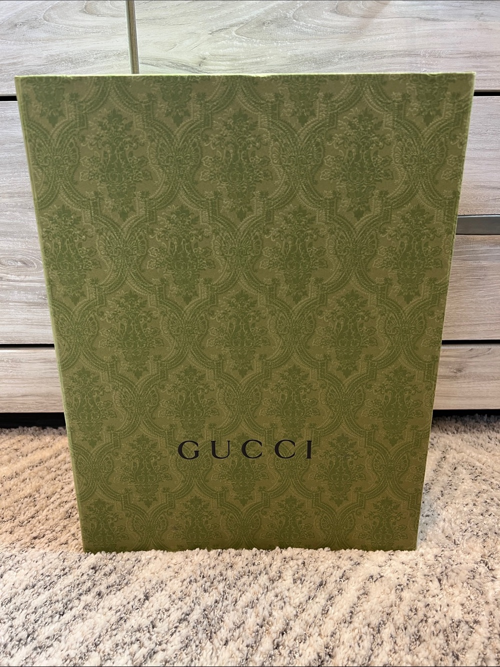 Gucci Green Patterned Magnetic Gift Box